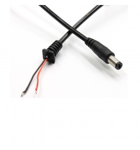 dc5.5*2.1male with SR spring coild power Cable extension power cable